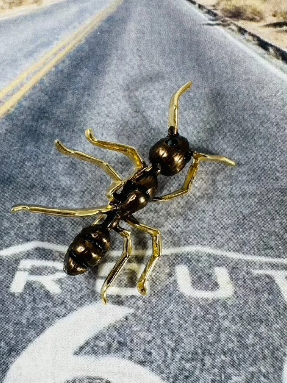 Ants in your pants oh no! How about an adorable ant pin on a jacket or a hat!